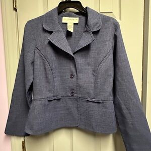 Sag Harbor Women's Slate Blue Blazer